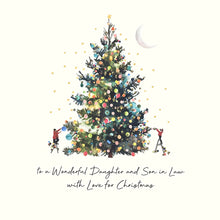 Load image into Gallery viewer, Five Dollar Shake Christmas Magic To a Wonderful Daughter and Son in Law With Love for Christmas Card