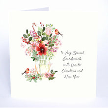 Load image into Gallery viewer, Five Dollar Shake Candy Cane To Very Special Grandparents With Love for Christmas and New Year Christmas Card