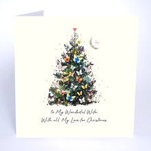 Load image into Gallery viewer, Five Dollar Shake Christmas Magic To My Wonderful Wife With All My Love for Christmas Card