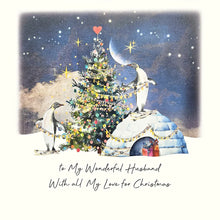 Load image into Gallery viewer, Five Dollar Shake Christmas Magic To My Wonderful Husband. With all My Love for Christmas Card