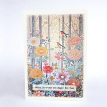 Load image into Gallery viewer, Five Dollar Shake Dream Garden Merry Christmas and a Happy New Year Card