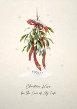 Load image into Gallery viewer, Five Dollar Shake Jewel Box Christmas Kisses for the Love of My Life Christmas Card