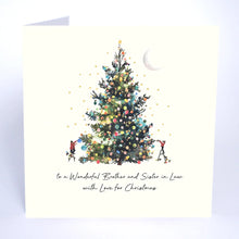 Load image into Gallery viewer, Five Dollar Shake Christmas Magic To a Wonderful Brother and Sister in Law With Love for Christmas Card
