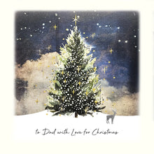 Load image into Gallery viewer, Five Dollar Shake Christmas Magic To Dad With Love for Christmas Card