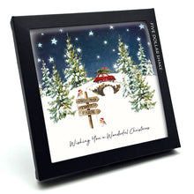 Load image into Gallery viewer, Five Dollar Shake Christmas Magic Boxed Set Of 6 Christmas Cards / Wishing You a Wonderful Christmas (Car)