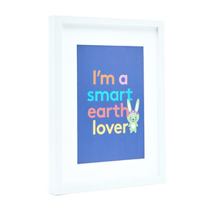 A4 Smart Earth Lover Art Print