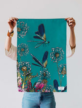 Load image into Gallery viewer, Katie Cardew Dragonfly Tea Towel
