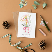 Load image into Gallery viewer, Western Sketch Deck the Halls Christmas Card