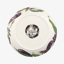 Load image into Gallery viewer, Emma Bridgewater Aubergine & Flowers Medium Pasta Bowl
