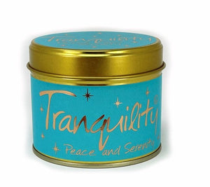 Lily Flame Tranquility Scented Poured Tin Candle