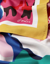 Load image into Gallery viewer, Joules Liv Printed Square Scarf / Green Floral