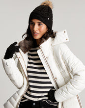 Load image into Gallery viewer, Joules Elena Cable Knit Hat / Black