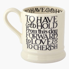 Load image into Gallery viewer, Emma Bridgewater Black Toast 'Mr & Mrs' Set of 2 1/2 Pint Mugs Boxed