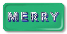 Load image into Gallery viewer, Asta Barrington Merry / Green Tray 32 x 15cm