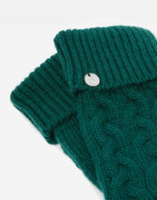 Load image into Gallery viewer, Joules Elena Cable Knit Gloves / Teal

