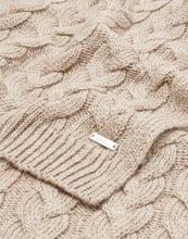 Load image into Gallery viewer, Joules Elena Cable Knit Scarf / Oat