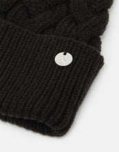 Load image into Gallery viewer, Joules Elena Cable Knit Hat / Black