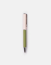 Load image into Gallery viewer, Caroline Gardner Pale Pink/Khaki Colourblock Boxed Pen
