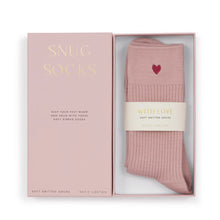Load image into Gallery viewer, Katie Loxton Gift Boxed Socks Heart / Blush Pink / One Size

