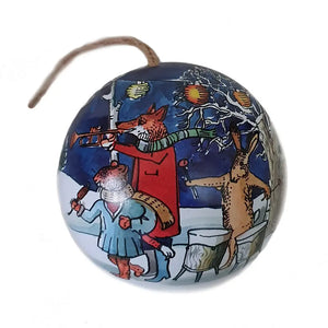 Emma Bridgewater Winter Scene Tin Christmas Bauble