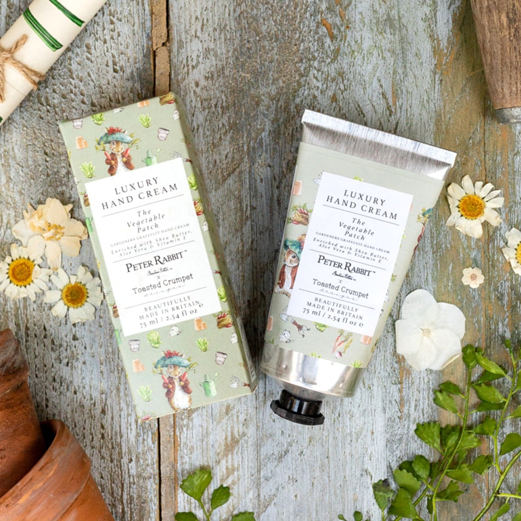 Toasted Crumpet Peter Rabbit & Friends Benjamin Bunny The Vegetable Patch (Gardeners Grapefruit) Luxury Hand Cream