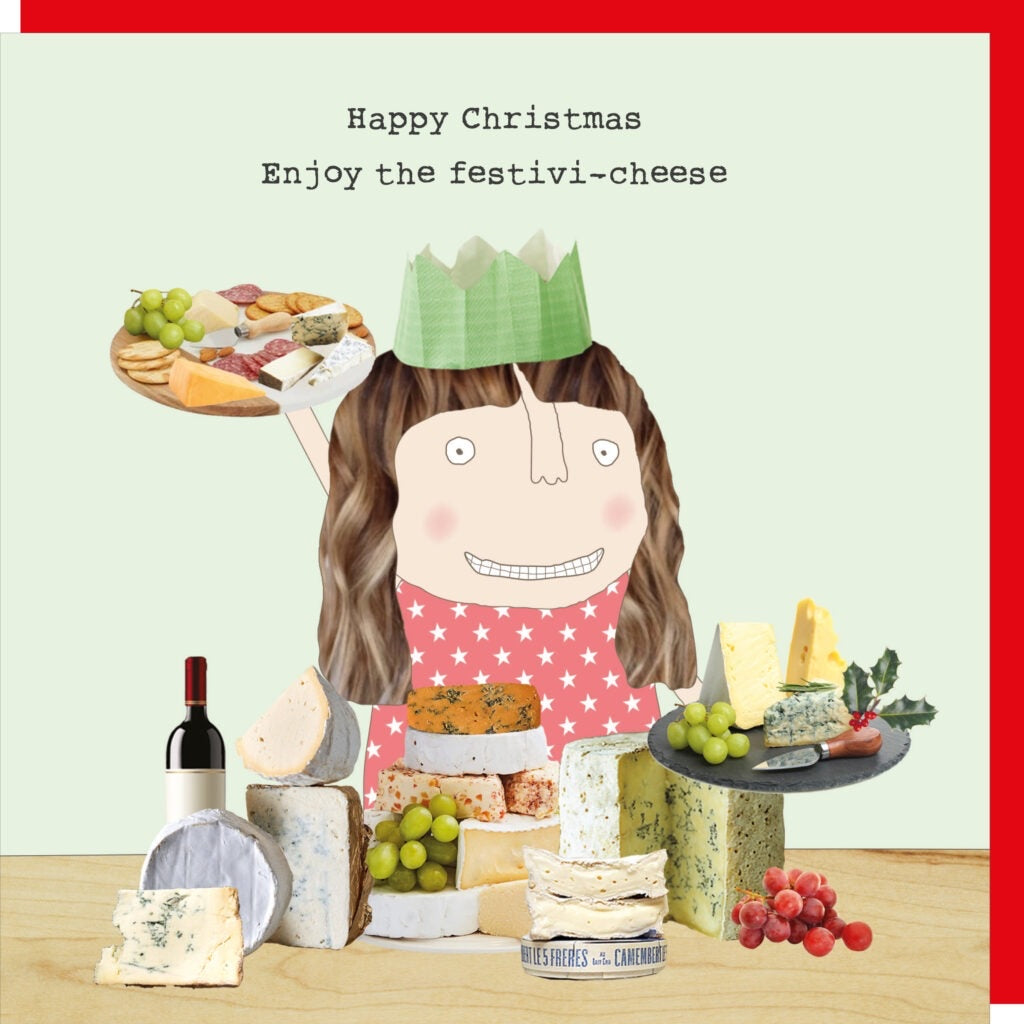 Rosie Made A Thing Festivi-Cheese Christmas Card