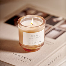 Load image into Gallery viewer, Katie Loxton Sentiment Candle / Relax / English Pear &amp; White Tea
