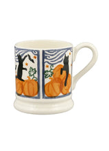Load image into Gallery viewer, Emma Bridgewater Cats &amp; Pumpkins 1/2 Pint Mug
