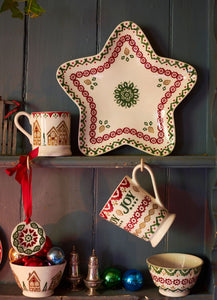 Emma Bridgewater Christmas Joy Medium Star Plate