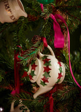 Load image into Gallery viewer, Emma Bridgewater Christmas Stars Tiny Teapot Decoration Boxed
