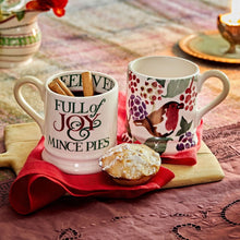 Load image into Gallery viewer, Emma Bridgewater Christmas Toast &amp; Marmalade Peace &amp; Love 1/2 Pint Mug
