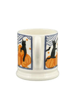 Load image into Gallery viewer, Emma Bridgewater Cats &amp; Pumpkins 1/2 Pint Mug

