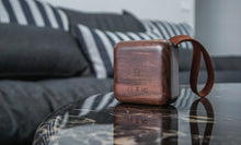 Load image into Gallery viewer, Gingko Design Mi Square Pocket Bluetooth Speaker / Natural Walnut
