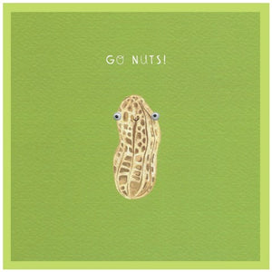 Cinnamon Aitch Googly Go Nuts! Birthday Card