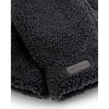 Load image into Gallery viewer, Katie Loxton Teddy Mittens With Cord / Charcoal / One Size
