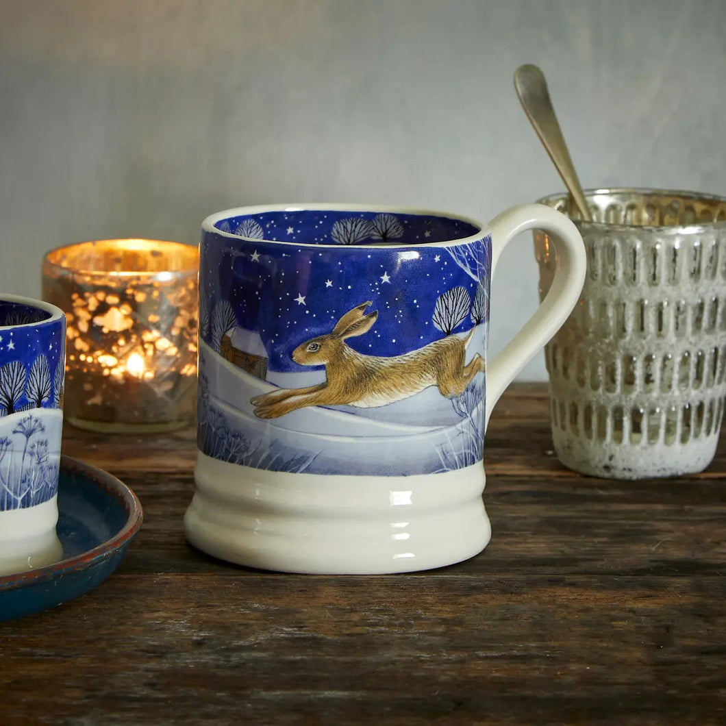 Emma Bridgewater Midnight Hare 1/2 Pint Mug