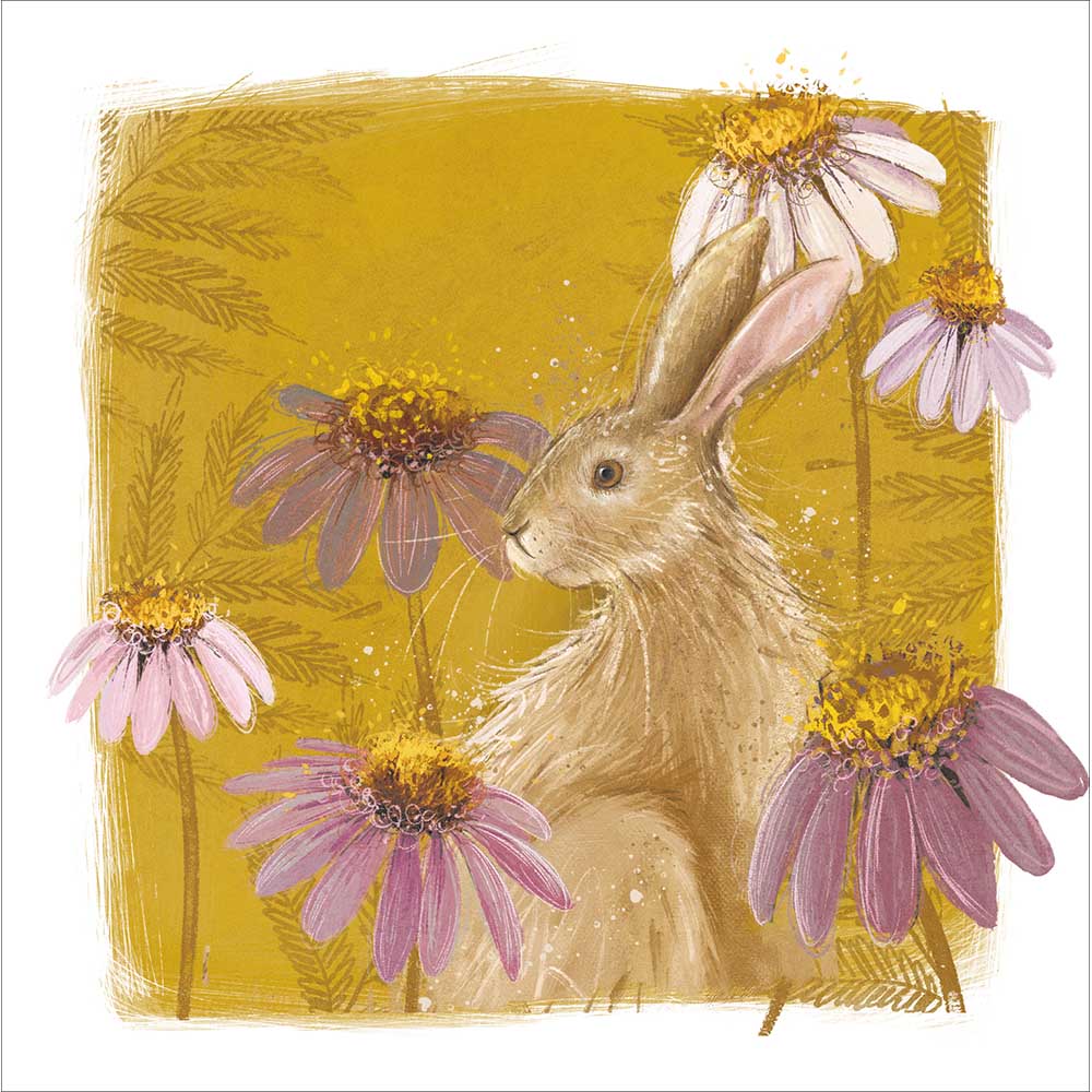 Woodmansterne Flora & Fauna by Charlotte Oakley Mad As A Hare Card