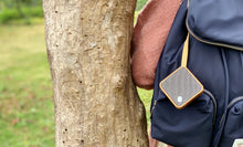 Load image into Gallery viewer, Gingko Design Mi Square Pocket Bluetooth Speaker / Natural Bamboo
