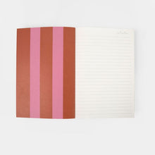 Load image into Gallery viewer, Caroline Gardner Blue Checkmate Heart A5 Softback Notebook
