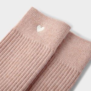 Katie Loxton Gift Boxed Socks / Blush Pink / One Size