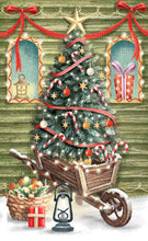Load image into Gallery viewer, Paper D’Art Christmas Caravan, 3D Pop Up Christmas Greetings Card
