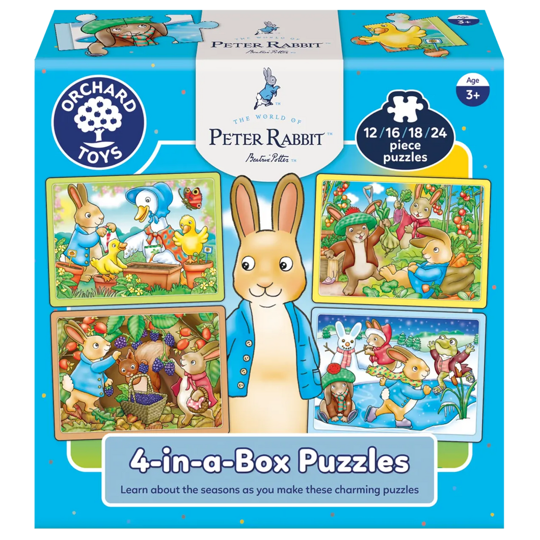 Orchard Toys Peter Rabbit™ 4-in-a-Box Puzzles