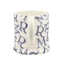 Load image into Gallery viewer, Emma Bridgewater M.R Blue 1/2 Pint Mug
