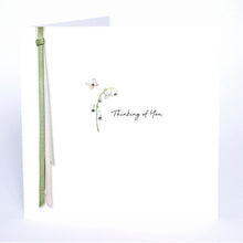 Load image into Gallery viewer, Five Dollar Shake Ribbons &amp; Roses Thinking Of You Card
