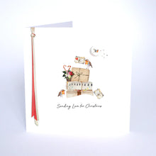 Load image into Gallery viewer, Five Dollar Shake Ribbon Candy Sending Love for Christmas Small Card
