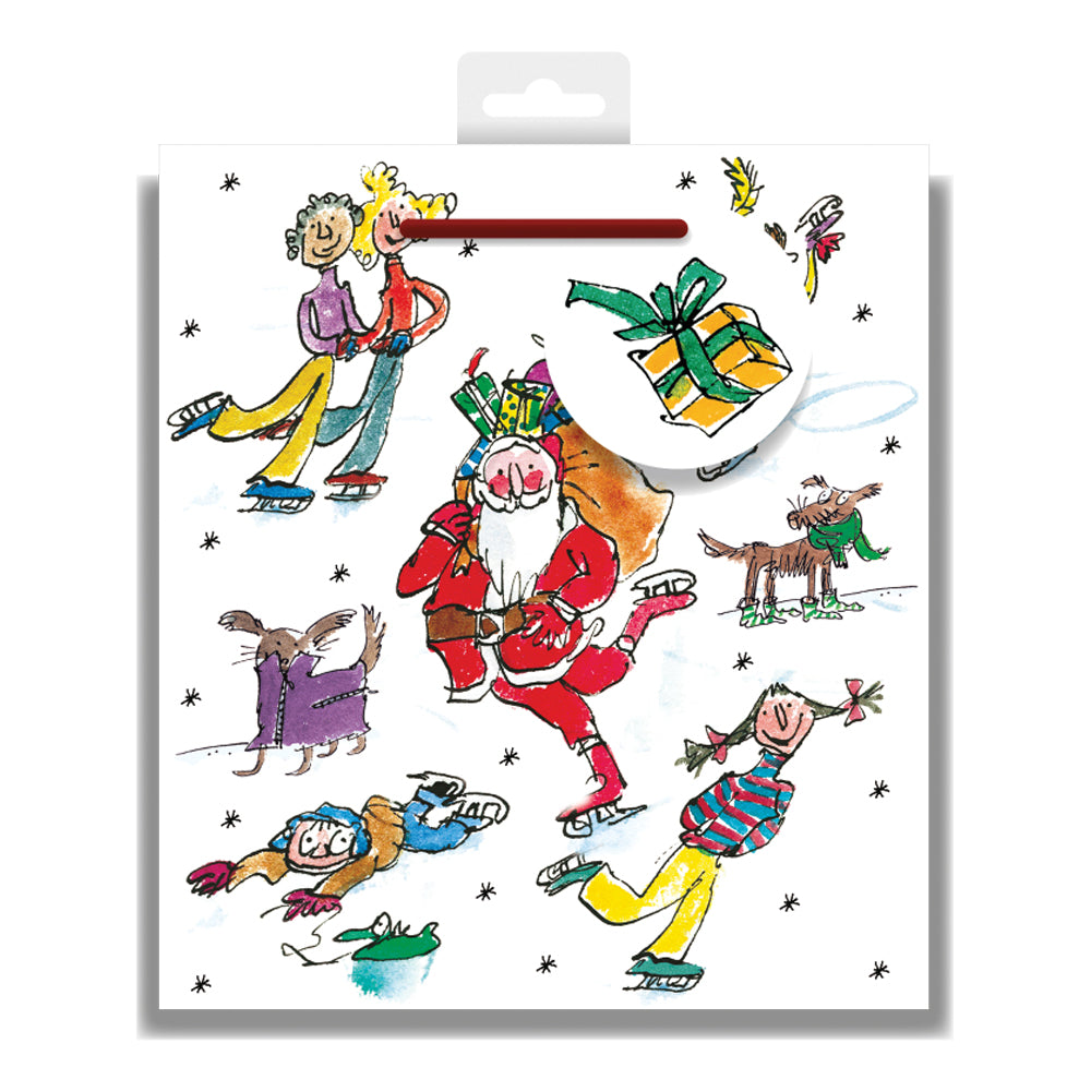 Woodmansterne Quentin Blake Santa Skating Medium Bag