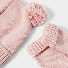 Load image into Gallery viewer, Katie Loxton Baby Hat &amp; Mittens Set / Pink
