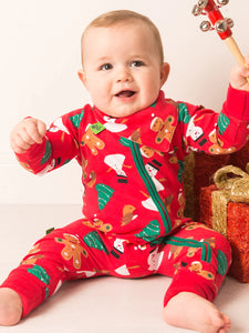 Blade & Rose Snowman Zip-Up Romper / 0-6 Months