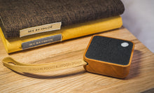 Load image into Gallery viewer, Gingko Design Mi Square Pocket Bluetooth Speaker / Natural Cherry Wood
