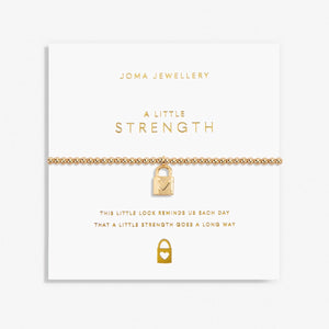Joma Gold A Little 'Strength' Bracelet